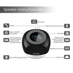 Waterproof Wireless Speaker LCD screen