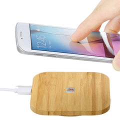 Portable Wireless Charging Slim Wood Pad