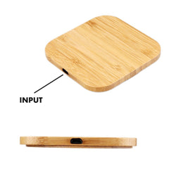 Portable Wireless Charging Slim Wood Pad